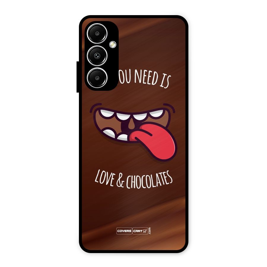 Love and Chocolates Metal Back Case for Galaxy A05s