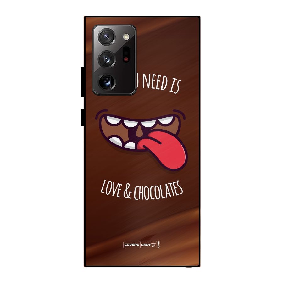 Love and Chocolates Metal Back Case for Galaxy Note 20 Ultra