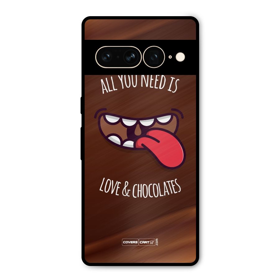 Love and Chocolates Metal Back Case for Google Pixel 7 Pro