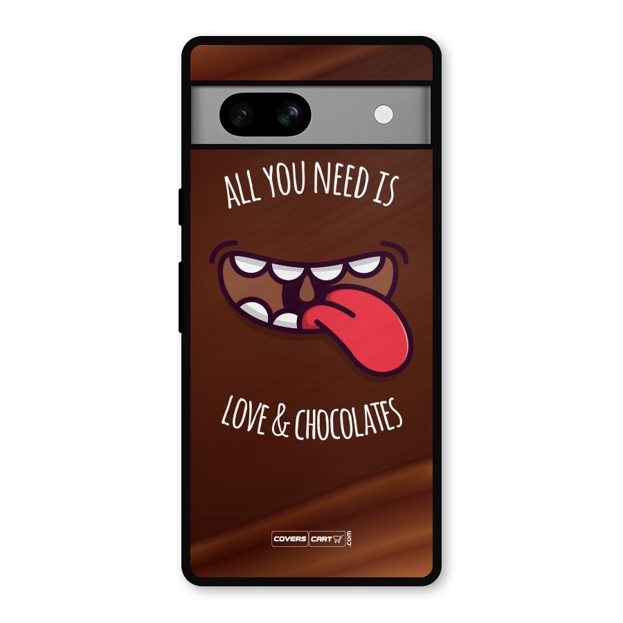 Love and Chocolates Metal Back Case for Google Pixel 7a