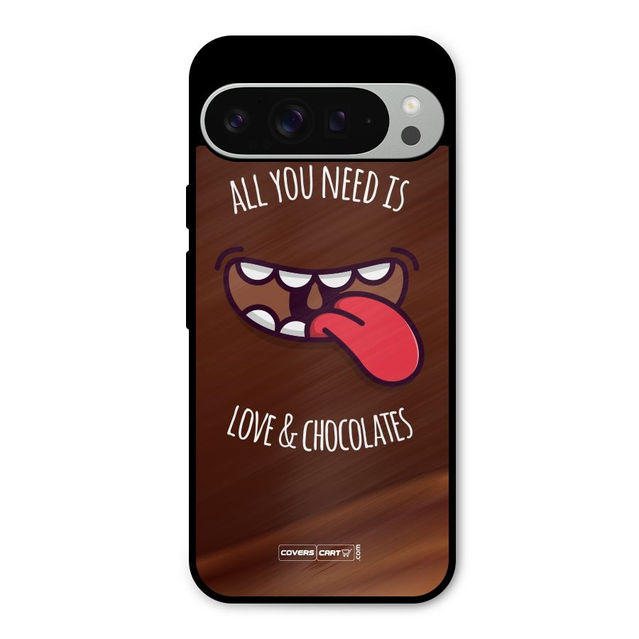 Love and Chocolates Metal Back Case for Google Pixel 9 Pro XL
