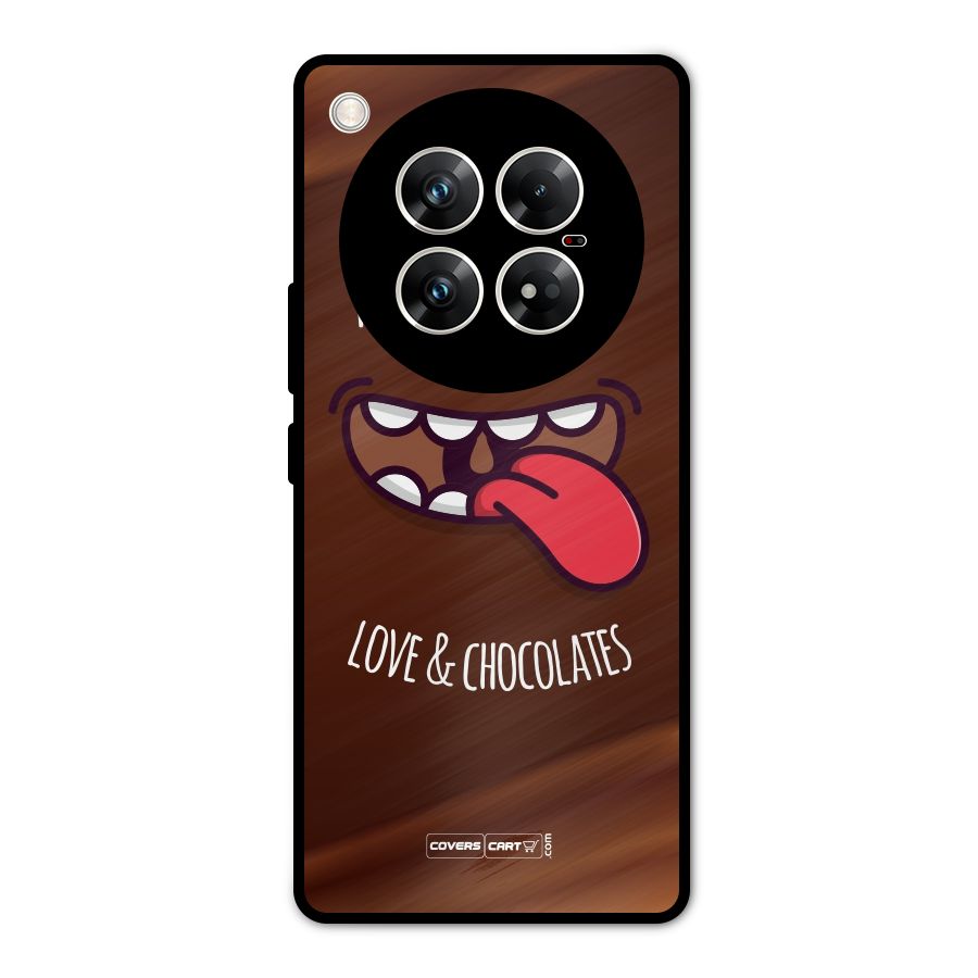 Love and Chocolates Metal Back Case for Infinix Zero 40 5G