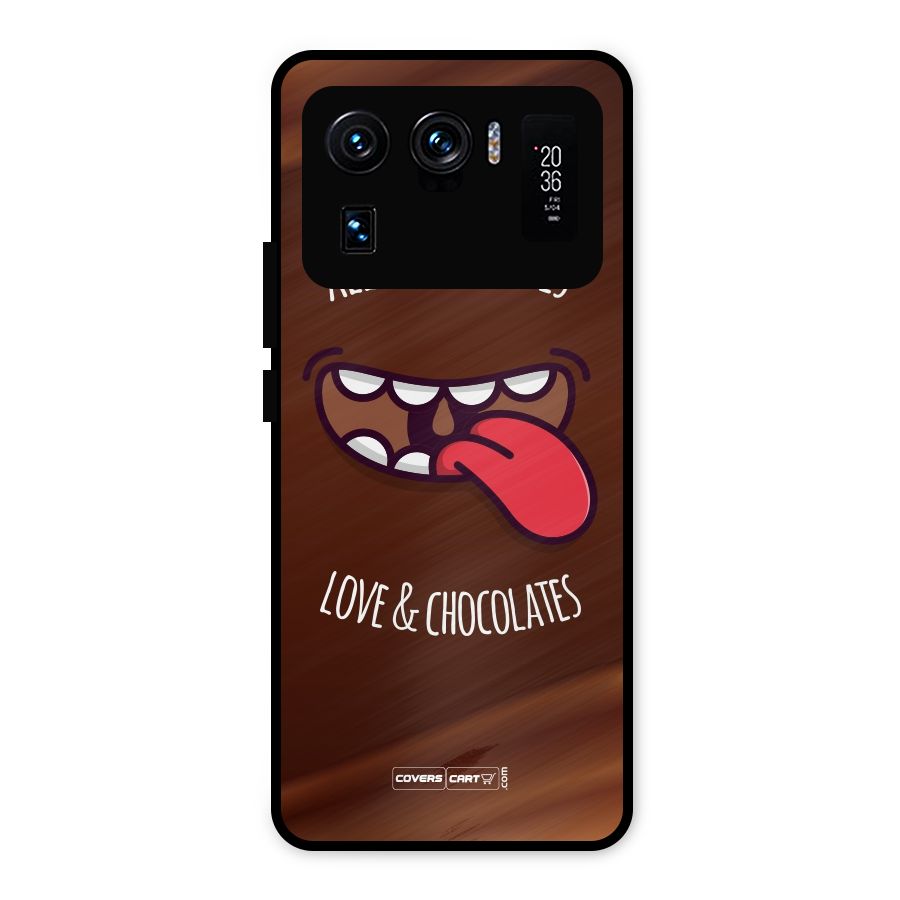 Love and Chocolates Metal Back Case for Mi 11 Ultra