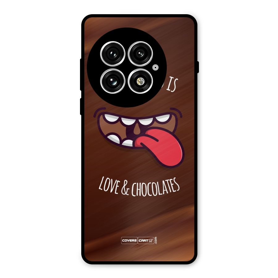 Love and Chocolates Metal Back Case for OnePlus 13