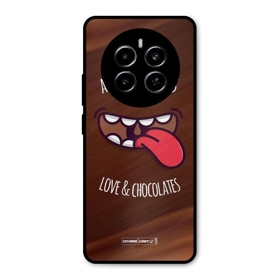 Love and Chocolates Metal Back Case for Realme P1