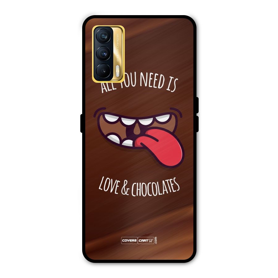 Love and Chocolates Metal Back Case for Realme X7