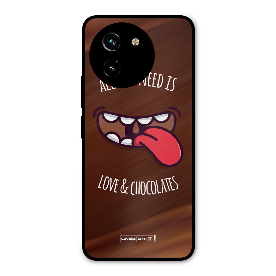 Love and Chocolates Metal Back Case for Vivo T3x