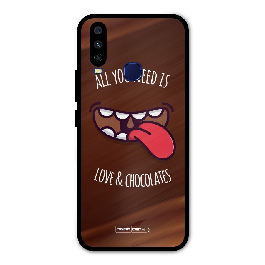 Love and Chocolates Metal Back Case for Vivo V17