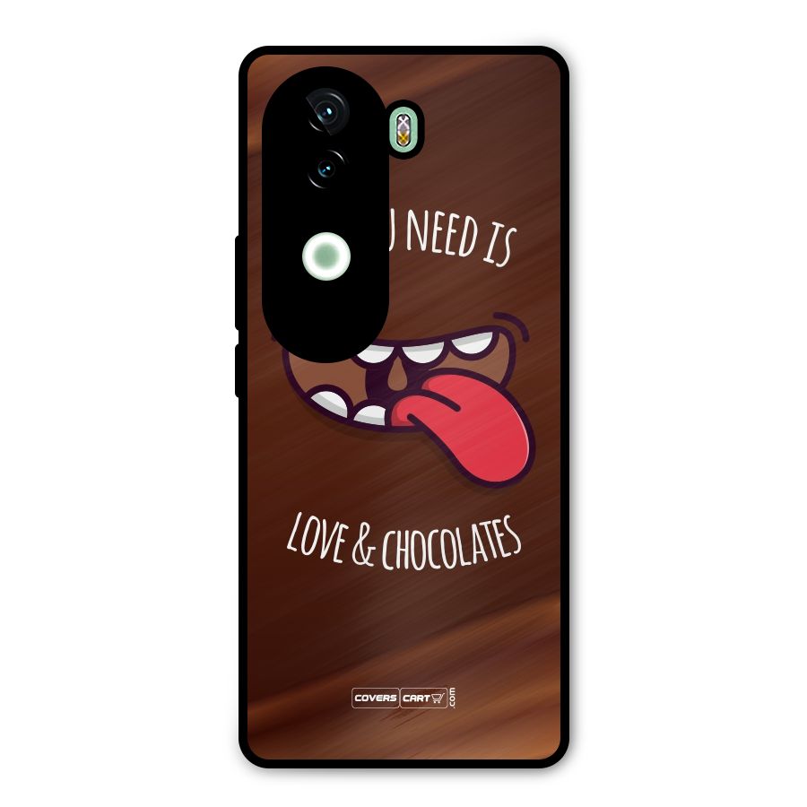 Love and Chocolates Metal Back Case for Vivo V40e
