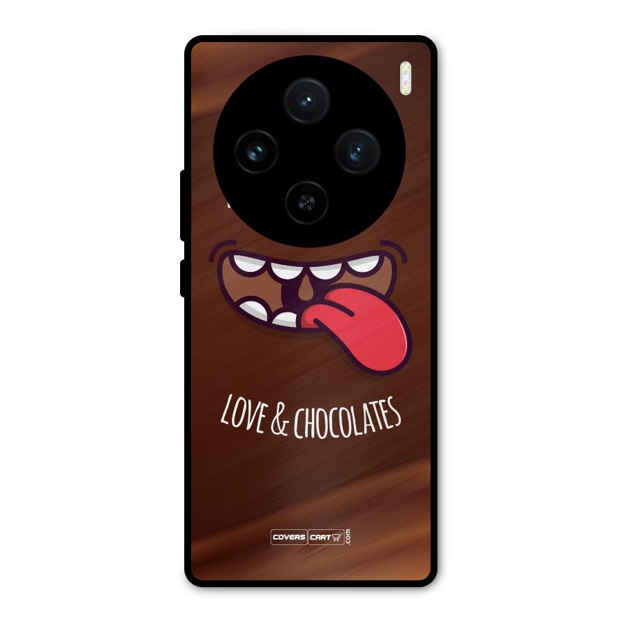 Love and Chocolates Metal Back Case for Vivo X100