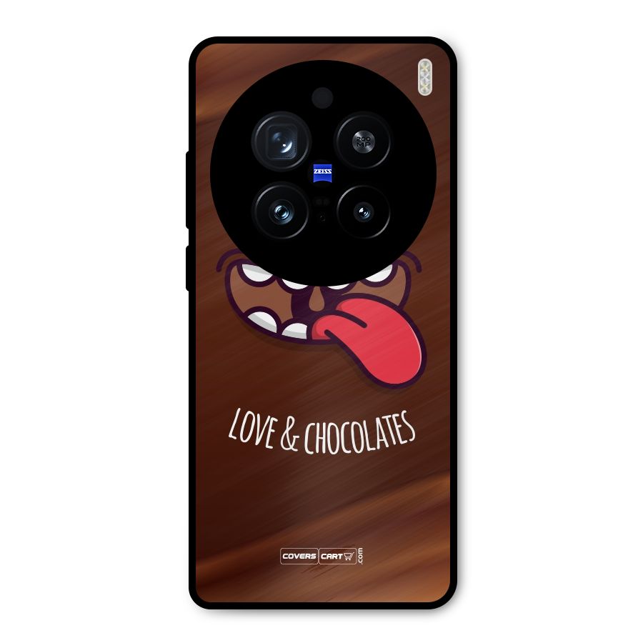 Love and Chocolates Metal Back Case for Vivo X200 Pro