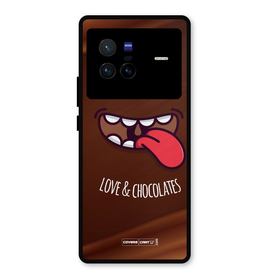 Love and Chocolates Metal Back Case for Vivo X80