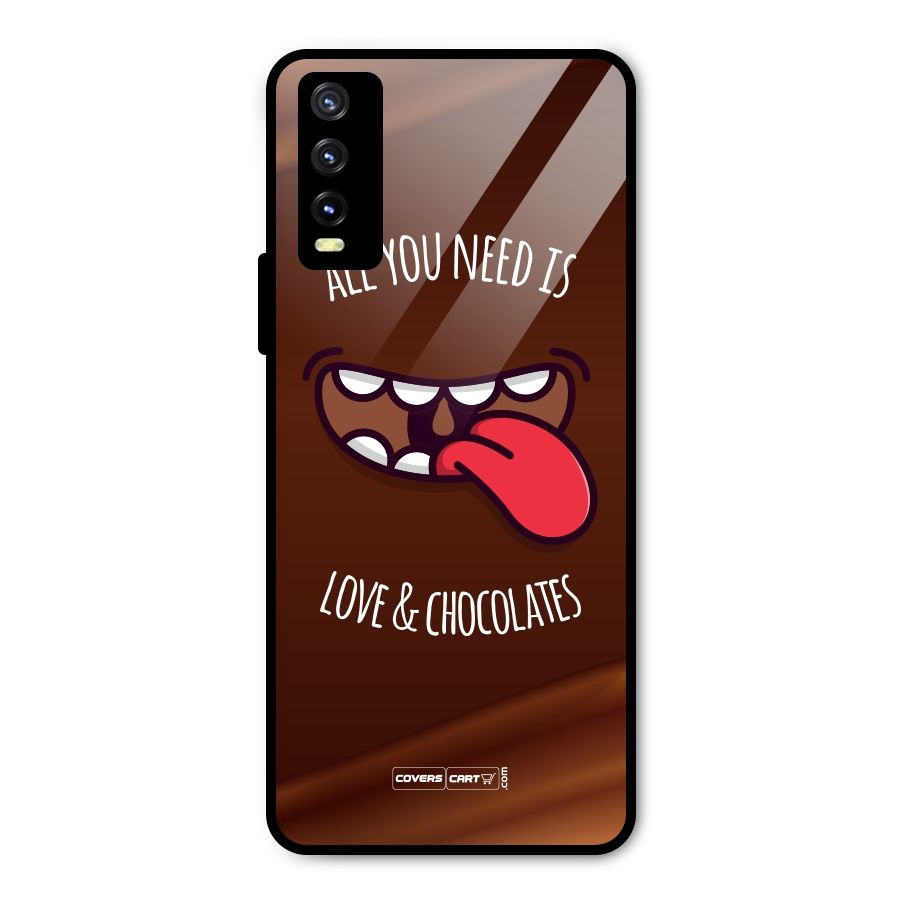 Love and Chocolates Metal Back Case for Vivo Y20g