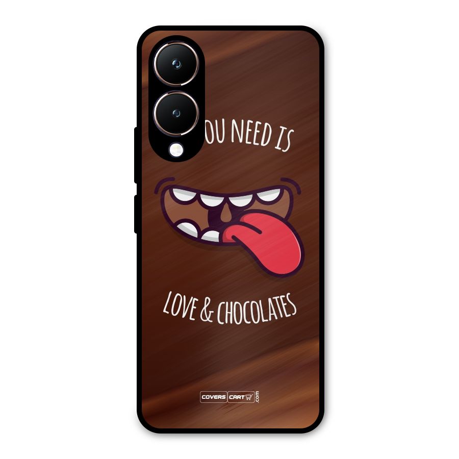 Love and Chocolates Metal Back Case for Vivo Y28