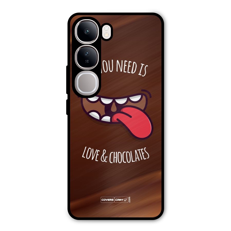 Love and Chocolates Metal Back Case for Vivo Y300