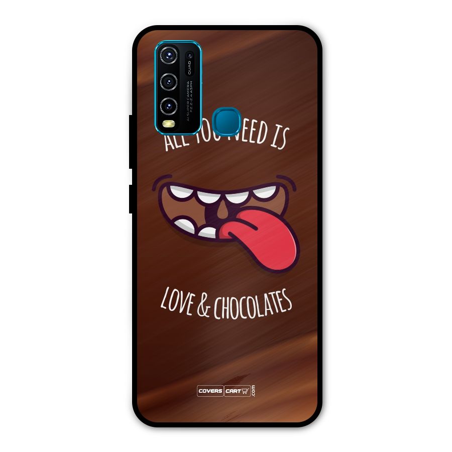 Love and Chocolates Metal Back Case for Vivo Y50