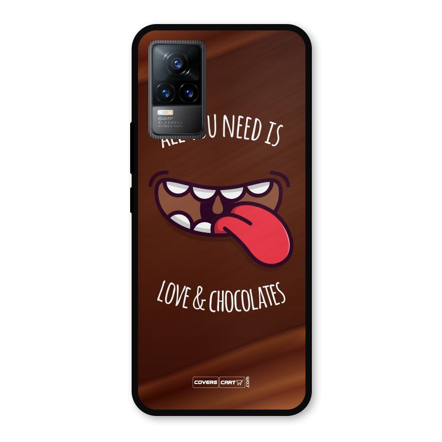 Love and Chocolates Metal Back Case for Vivo Y73