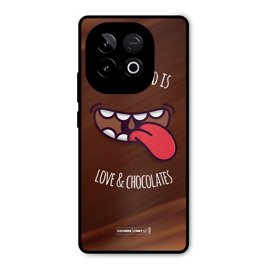 Love and Chocolates Metal Back Case for iQOO Neo 10