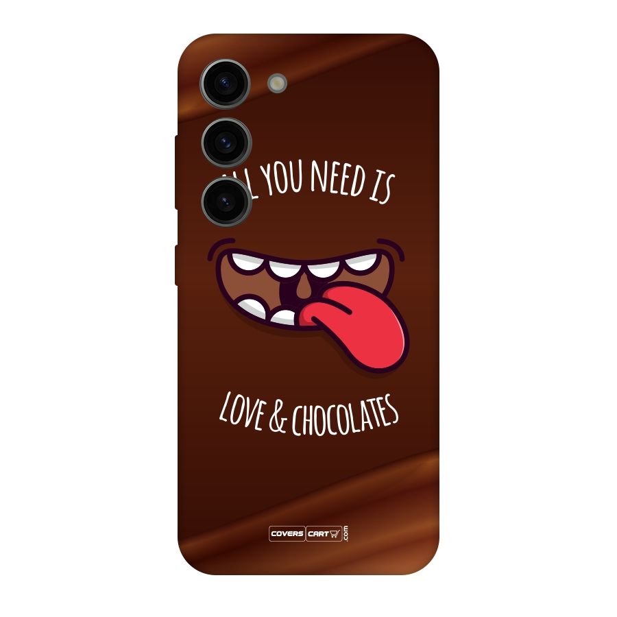 Love and Chocolates Original Polycarbonate Back Case for Galaxy S23