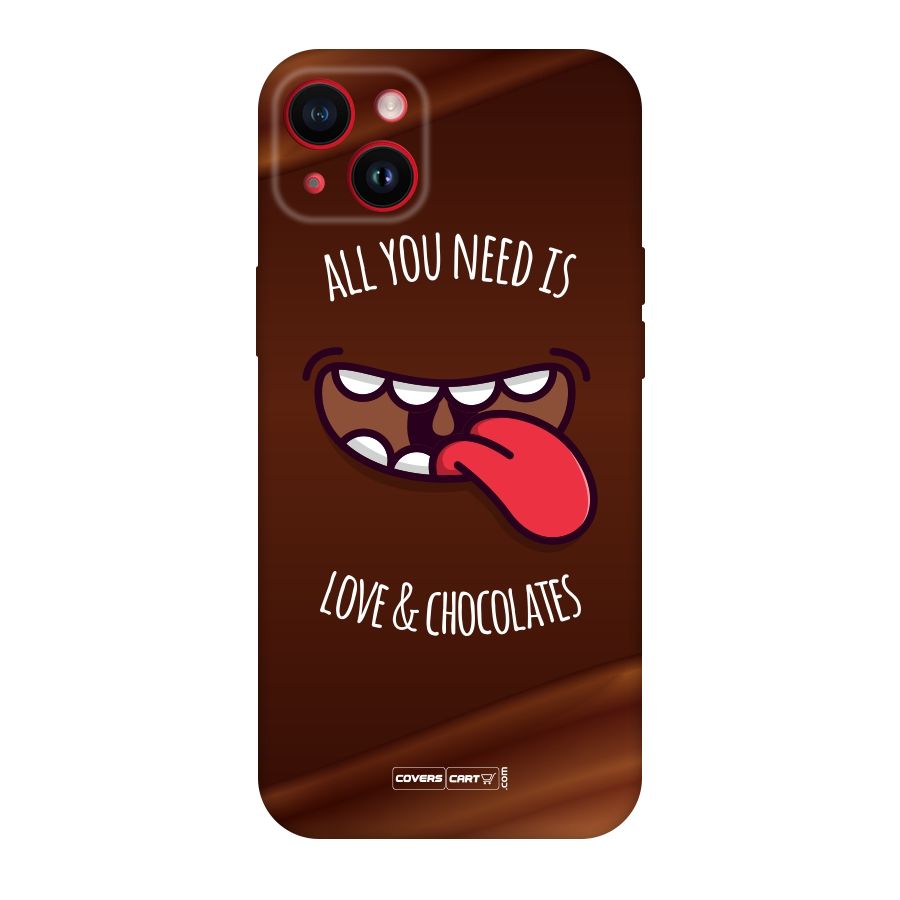 Love and Chocolates Original Polycarbonate Back Case for iPhone 14 Plus