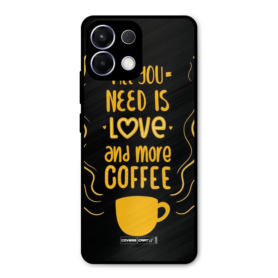 Love and More Coffee Metal Back Case for Oppo K13