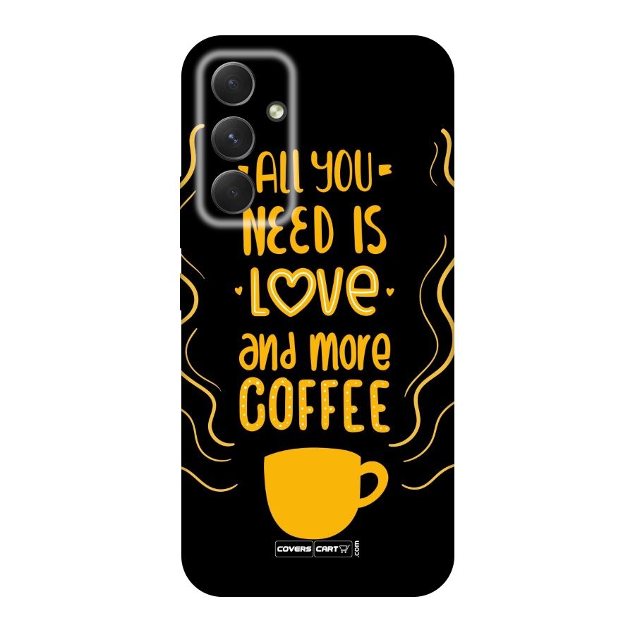 Love and More Coffee Original Polycarbonate Back Case for Galaxy A54