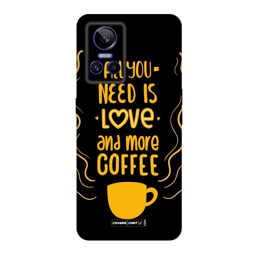 Love and More Coffee Original Polycarbonate Back Case for Realme GT Neo 3