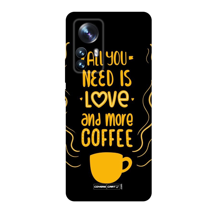 Love and More Coffee Original Polycarbonate Back Case for Xiaomi 12 Pro