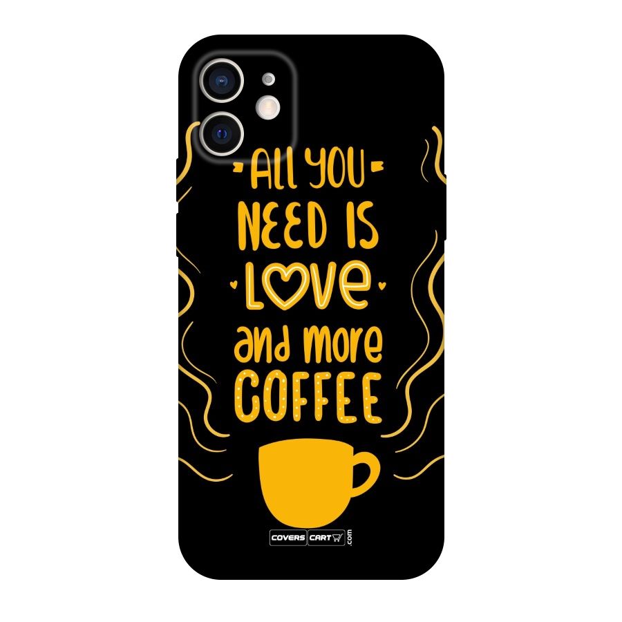 Love and More Coffee Original Polycarbonate Back Case for iPhone 12
