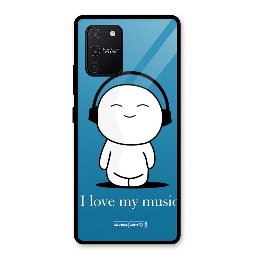 Love for Music Glass Back Case for Galaxy S10 Lite