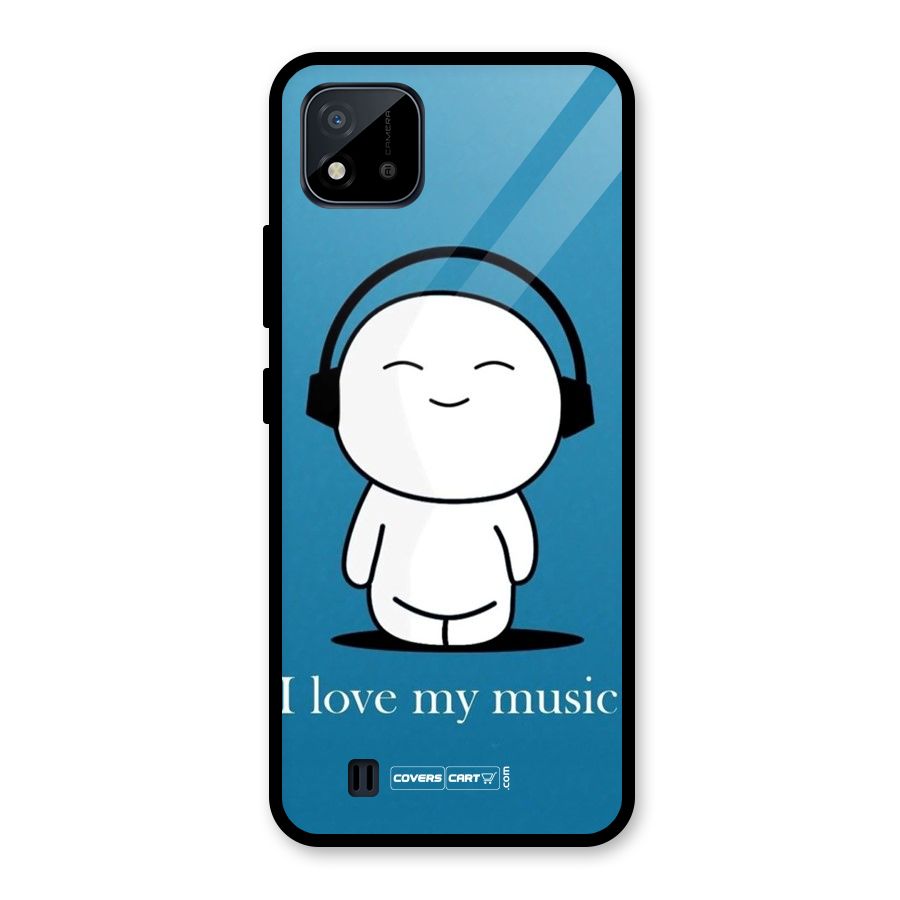 Love for Music Glass Back Case for Realme C11 2021