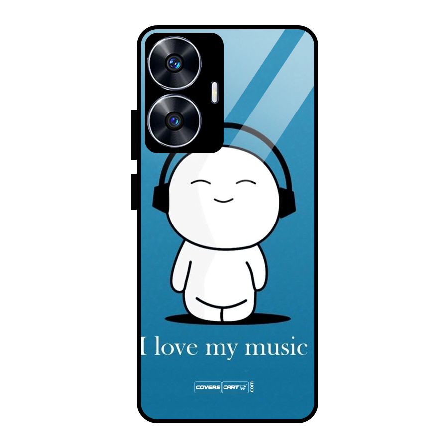 Love for Music Glass Back Case for Realme Narzo N55