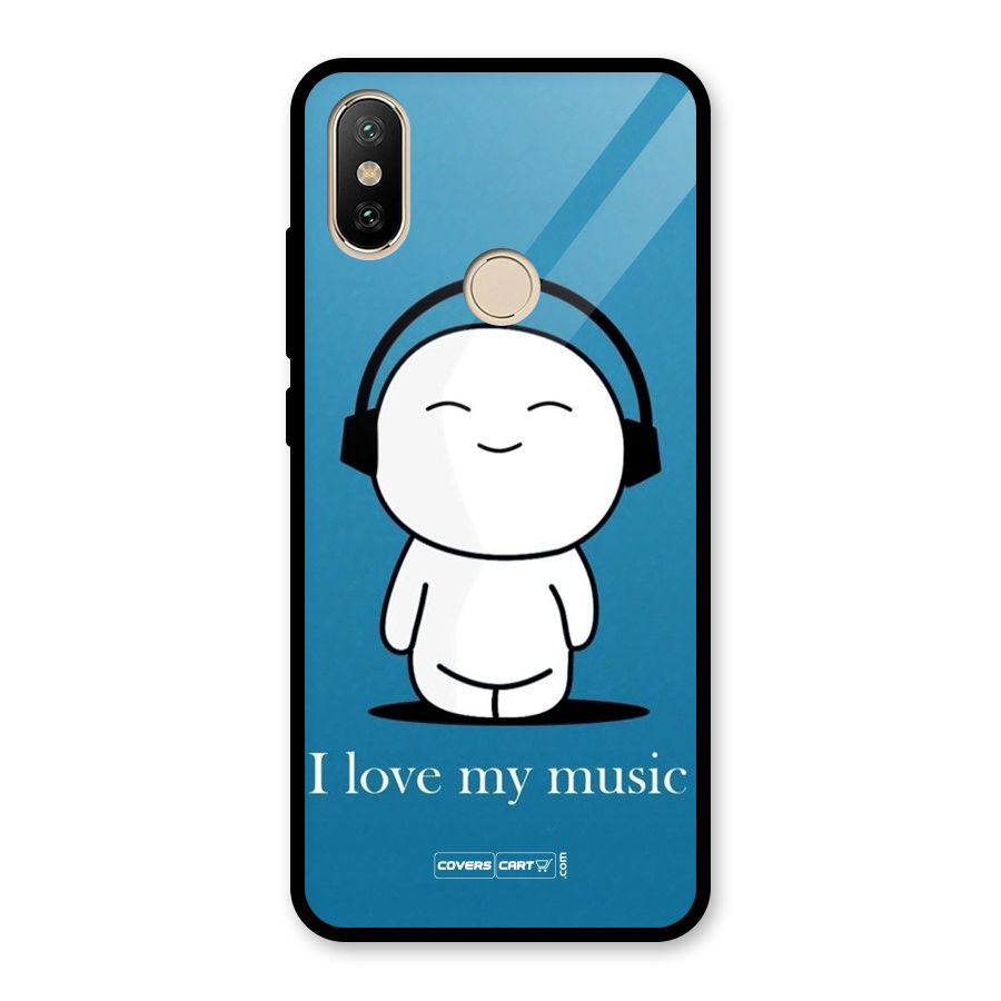Love for Music Glass Back Case for Redmi A2