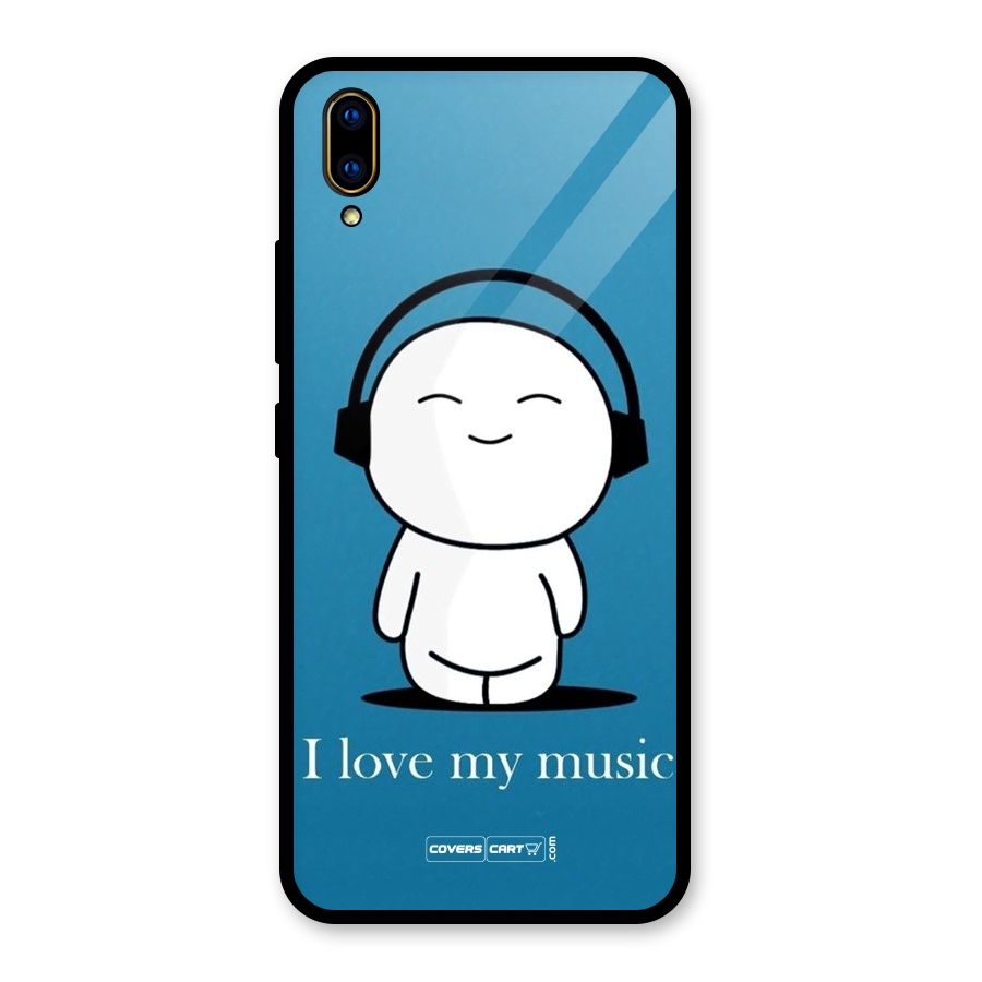 Love for Music Glass Back Case for Vivo V11 Pro