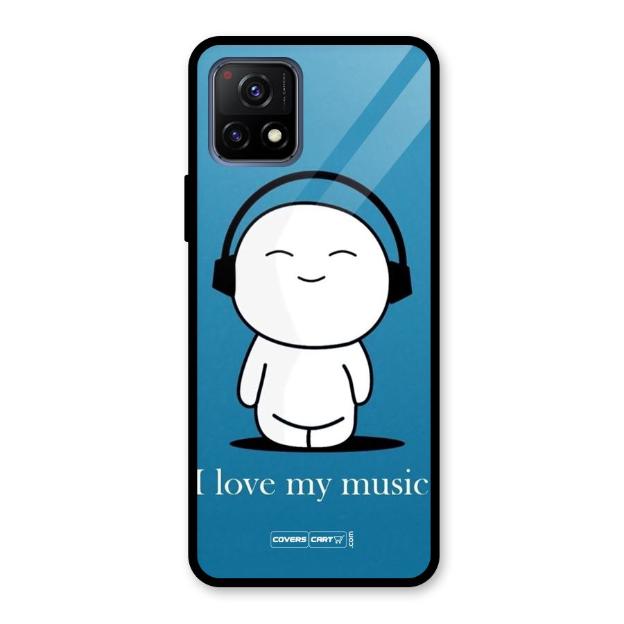 Love for Music Glass Back Case for Vivo Y72 5G