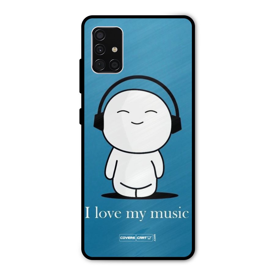 Love for Music Metal Back Case for Galaxy A51