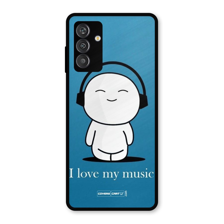 Love for Music Metal Back Case for Galaxy F13
