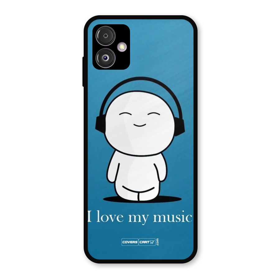 Love for Music Metal Back Case for Galaxy F14