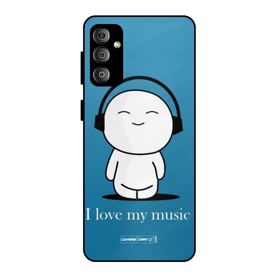 Love for Music Metal Back Case for Galaxy F23