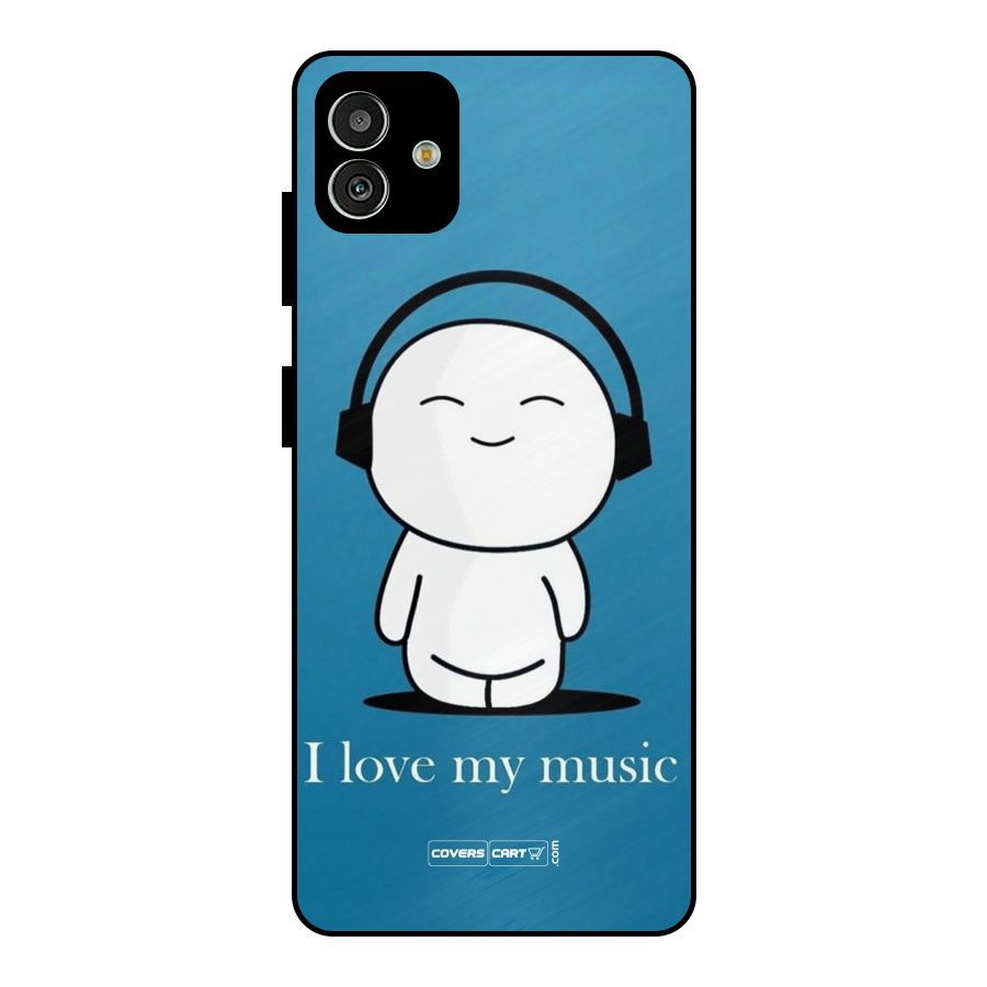 Love for Music Metal Back Case for Galaxy M13 5G