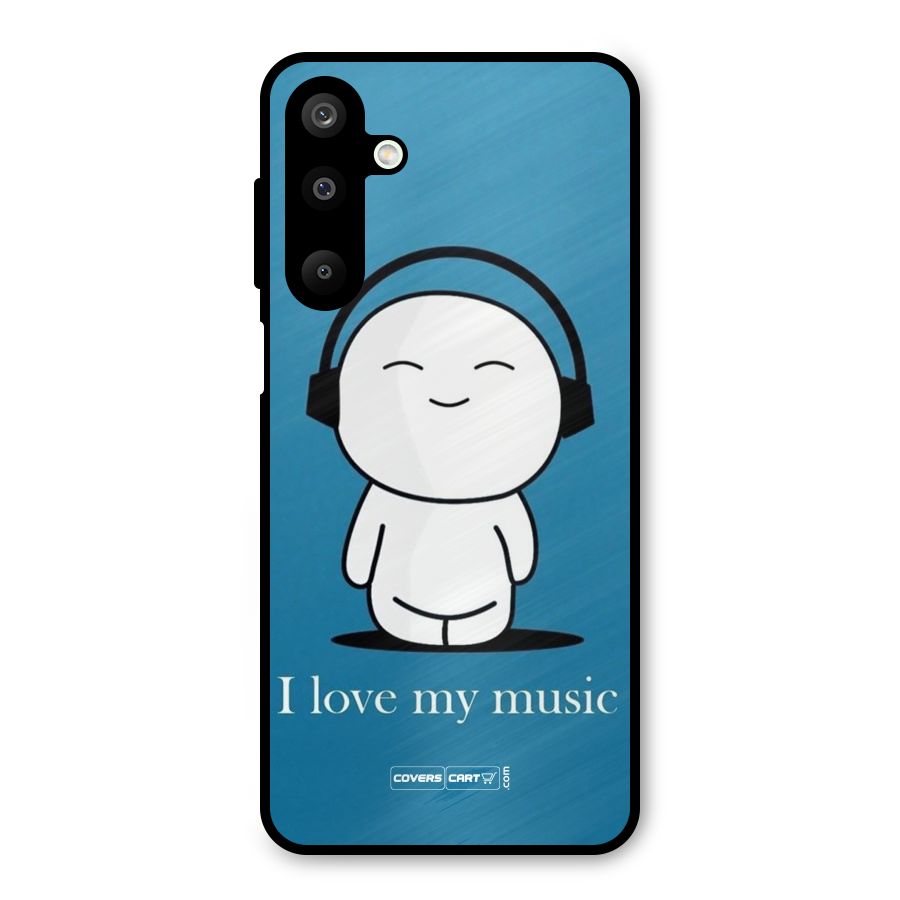Love for Music Metal Back Case for Galaxy M16