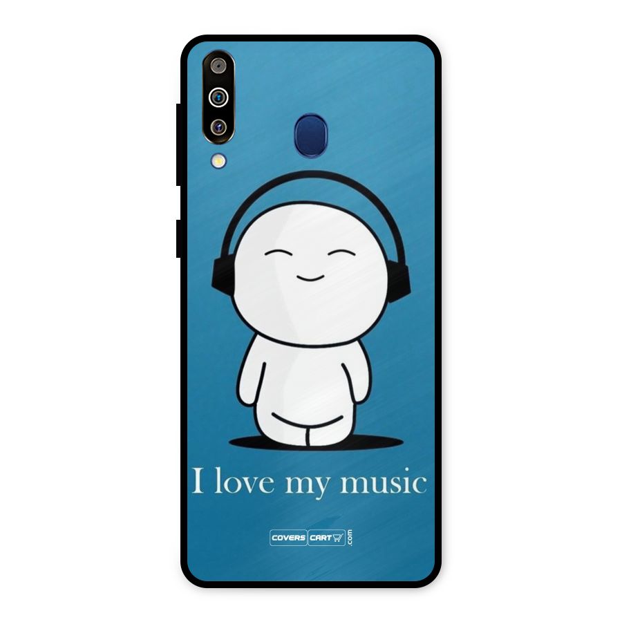 Love for Music Metal Back Case for Galaxy M30