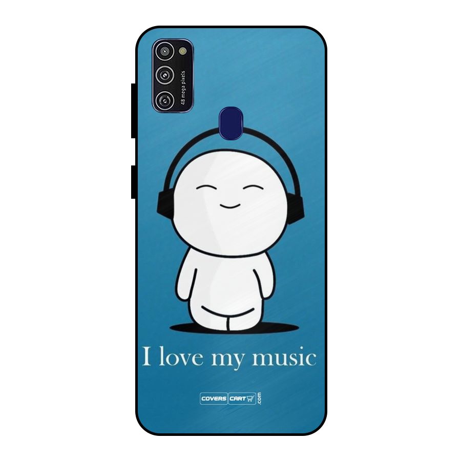 Love for Music Metal Back Case for Galaxy M30s