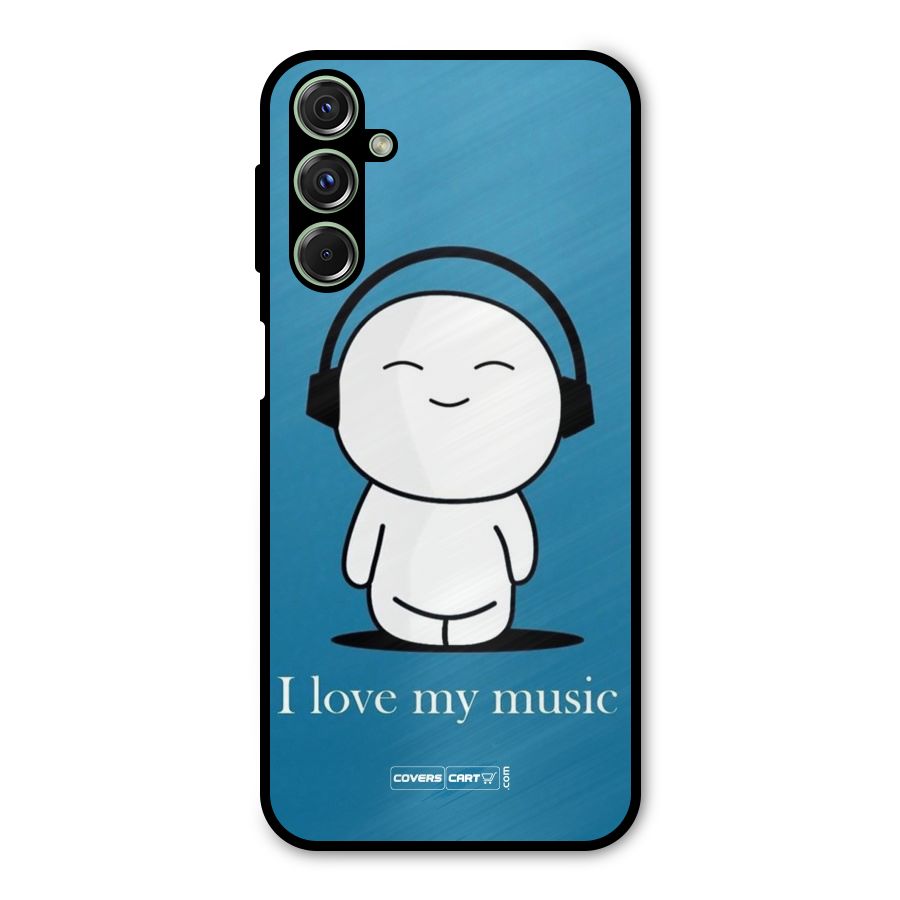 Love for Music Metal Back Case for Galaxy M34