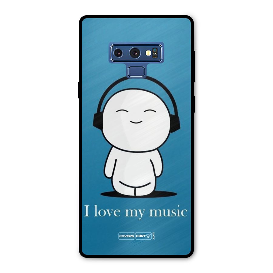 Love for Music Metal Back Case for Galaxy Note 9