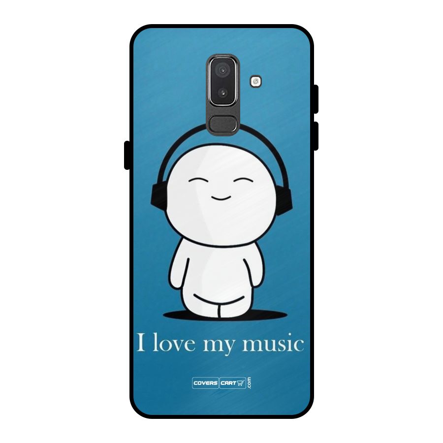Love for Music Metal Back Case for Galaxy On8 (2018)