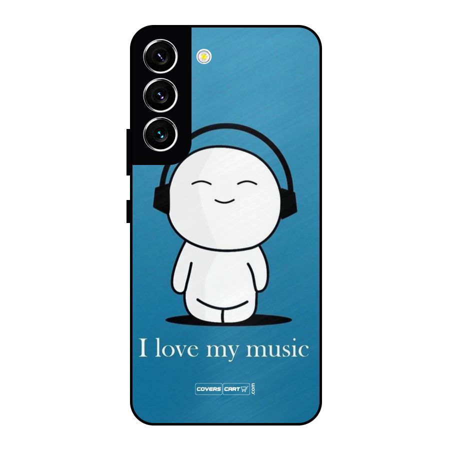 Love for Music Metal Back Case for Galaxy S22 5G