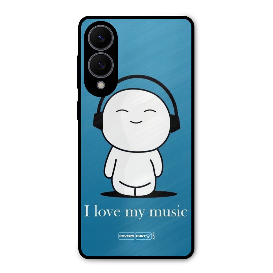 Love for Music Metal Back Case for Galaxy S25 Edge