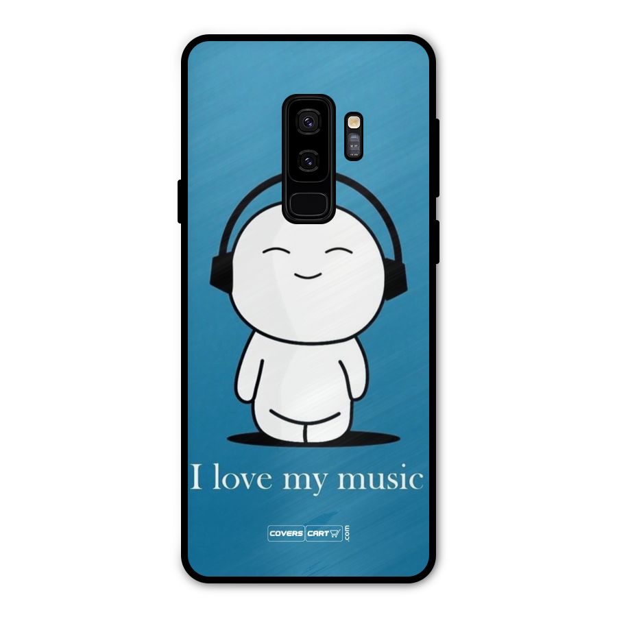 Love for Music Metal Back Case for Galaxy S9 Plus