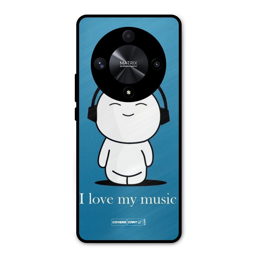 Love for Music Metal Back Case for Honor X9b